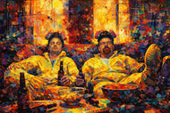 Breaking Bad Walter White x Jesse Pinkman Wall Art Poster | Landscape