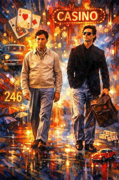 Rain man movie in casino scene