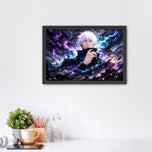 Satoru Gojo Jujutsu Kaisen Anime Wall Art Poster | Landscape