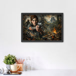 Ellie Last of Us Video Game Wall Art Poster | Landscape
