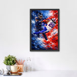 Derrick Henry x Josh Norman NFL Wall Art Poster | Portrait