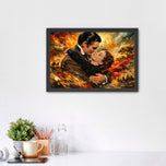 Gone With the Wind Cinematic Painting Style Wall Art Poster | Landscape