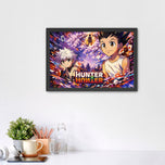Gon and Killua Hunter x Hunter Anime Wall Art Poster | Landscape