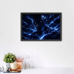 Zoom The Flash Lightning Wall Art Poster | Landscape