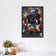 Lawrence Taylor New York Giants NFL Paint Splatter Wall Art Poster | Portrait
