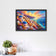 Santorini Greece Painting Style Wall Art Poster | Landscape