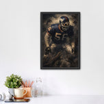 Lawrence Taylor New York Giants NFL Zombie Wall Art Poster | Portrait