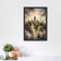New York City Abstract Painted Style Wall Art Poster | Portrait