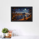 Honolulu Hawaii Twilight Wall Art Poster | Landscape