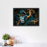 Trevor Lawrence Jacksonville Jaguars Duval Wall Art Poster | Landscape