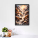 Lord of the Rings Celestial Falls Abstract Wall Art Poster | Portrait