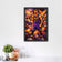 Luka Doncic Los Angeles Lakers NBA Abstract Wall Art Poster | Portrait