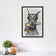Dior Doberman Pistol Sketch Wall Art Poster | Portrait