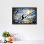 Truman Show Cinematic Abstract Wall Art Poster | Landscape