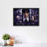 Wednesday Addams Cinematic Wall Art Poster | Landscape