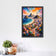 Christ the Redeemer Over Rio – Brazil Cityscape Wall Art Poster | Portrait