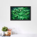 Boston Celtics NBA Skyline Wall Art Poster | Landscape