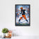 Joe Burrow Cincinnati Bengals NFL Snow Wall Art Poster | Portrait