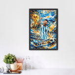 Lionel Messi Argentina World Cup Wall Art Poster | Portrait