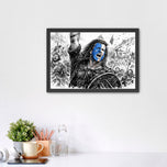 William Wallace Braveheart Warrior Wall Art Poster | Landscape