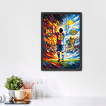 Lionel Messi FC Barcelona x Argentina World Cup Wall Art Poster | Portrait