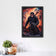 Caesar Planet of the Apes Cinematic Wall Art Poster | Portrait