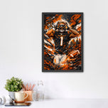 Ja'Marr Chase Cincinnati Bengals NFL Wall Art Poster | Portrait