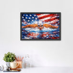 Michael Phelps America Olympics Wall Art Poster | Landscape