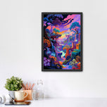 Fantasy Dreamworld Hallucination Abstract Wall Art Poster | Portrait