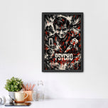 Psycho 1960 Cinematic Horror Wall Art Poster | Portrait