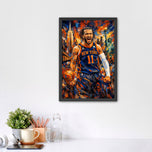 Jalen Brunson New York Knicks Painting Style Wall Art Poster | Portrait