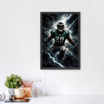 Philadelphia Eagles Brian Dawkins NFL Wall Art Poster | Portrait