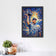 Sam Darnold Super Bowl Glory Abstract Wall Art Poster | Portrait