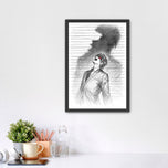 Death Note Light Yagami Anime Sketch Wall Art Poster | Portrait