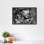 Lone Survivor Cinematic Sketch Wall Art Poster | Landscape
