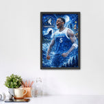 Anthony Edwards Minnesota Timberwolves NBA Wall Art Poster | Portrait