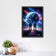 Celestial Journey - Astronauts Gazing Upon Earth Wall Art Poster | Portrait