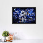 Dak Prescott Dallas Cowboys Cityscape Wall Art Poster | Landscape