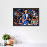 Cooper Flagg Dallas Mavericks NBA Wall Art Poster | Landscape