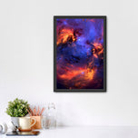 Ethereal Fusion - Cosmic Nebula Abstract Space Portrait Wall Art