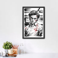 Henry Creel Vecna Stranger Things Sketch Style Wall Art Poster | Portrait
