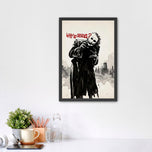 The Joker Cinematic Ink Style Wall Art Poster | Portrait