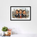 Goodfellas NYC Cinematic Sketch Style Wall Art Poster | Landscape