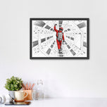 2001: A Space Odyssey Sketch Style Wall Art Poster | Landscape
