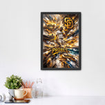 Fernando Tatis Jr. San Diego Padres MLB Wall Art Poster | Portrait