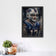 Josh Allen Buffalo Bills NFL Abstract Portrait Wall Art Poster | Portrait