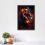 Terminator Arnold Schwarzenegger Cinematic Wall Art Poster | Portrait