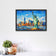 Statue of Liberty NYC Painting Style Wall Art Poster | Landscape