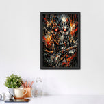 Terminator T-800 Cinematic Abstract Wall Art Poster | Portrait