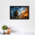 Halo 3 Master Chief Video Game Wall Art Poster | Landscape